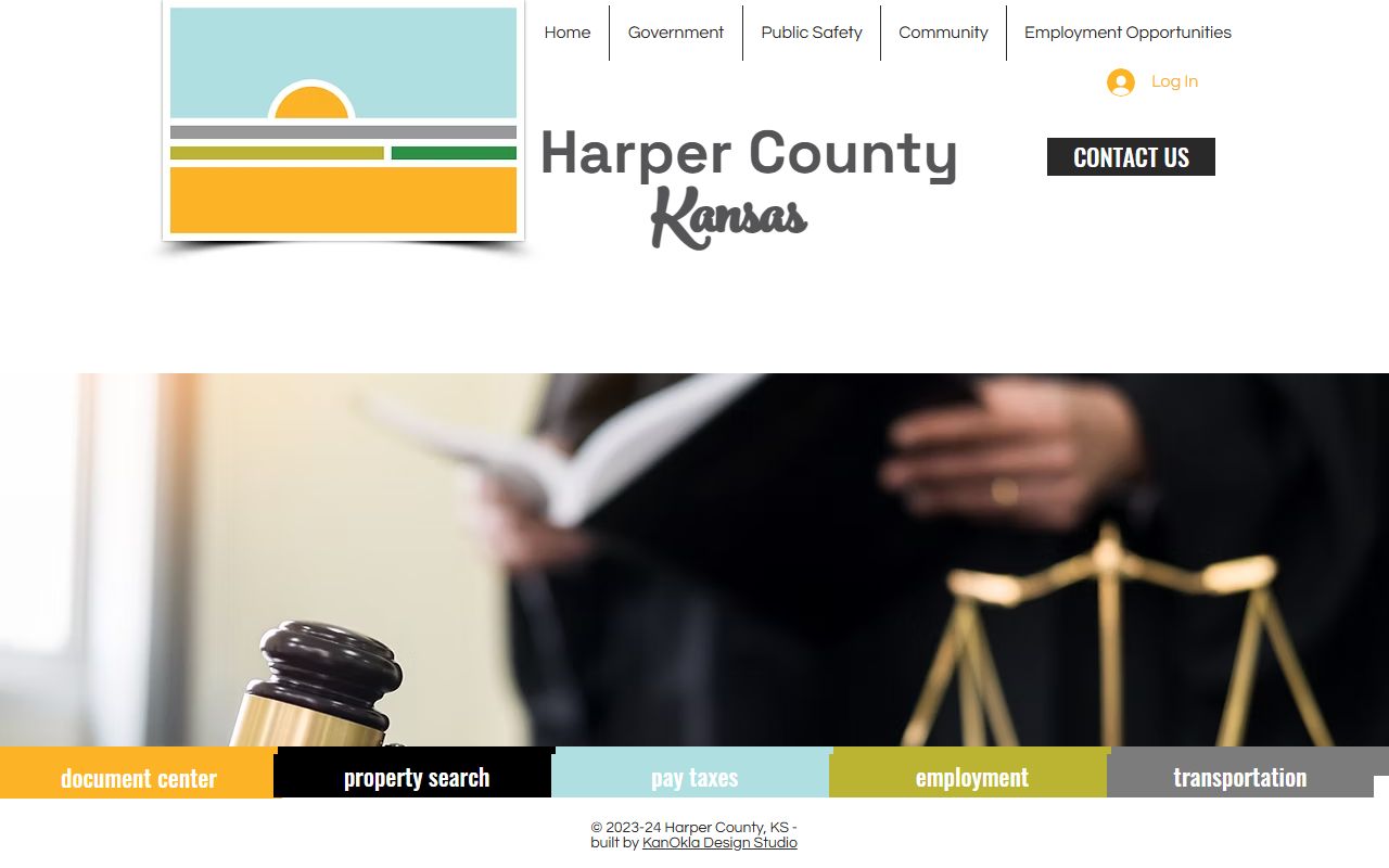Harper County arrest records and court charges County Attorney page