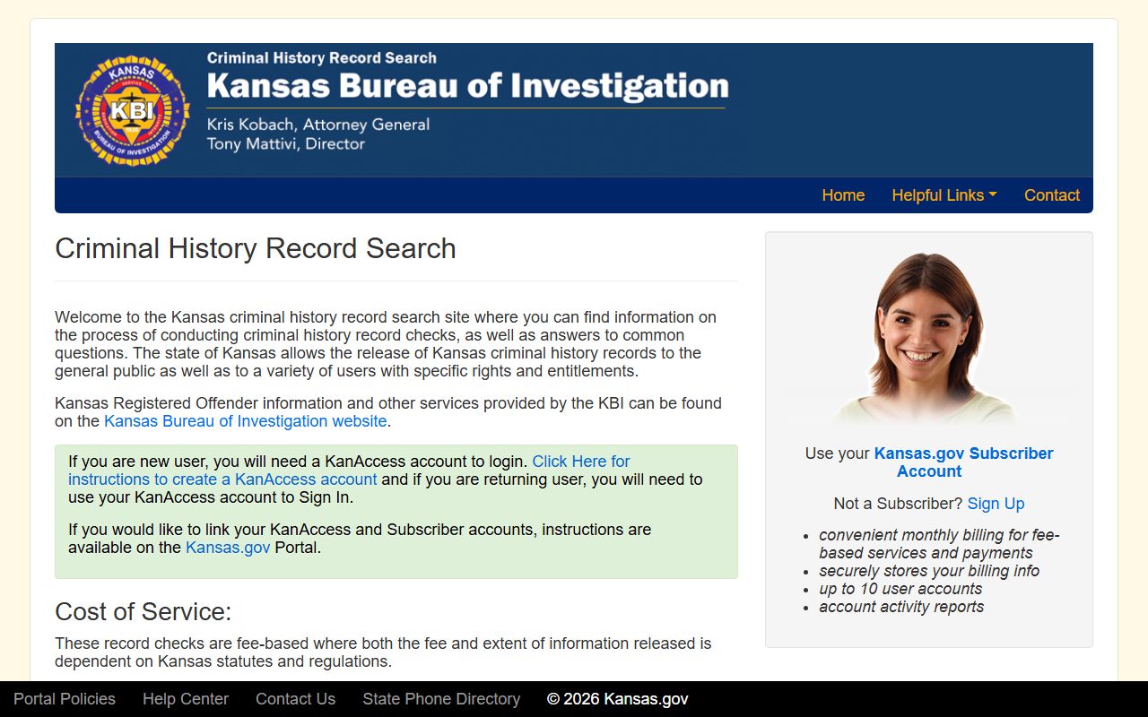 Harper County arrest records and court charges KBI criminal history search