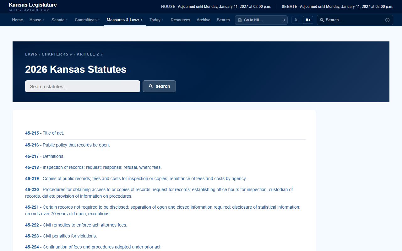 Harper County criminal court records Kansas Open Records Act source