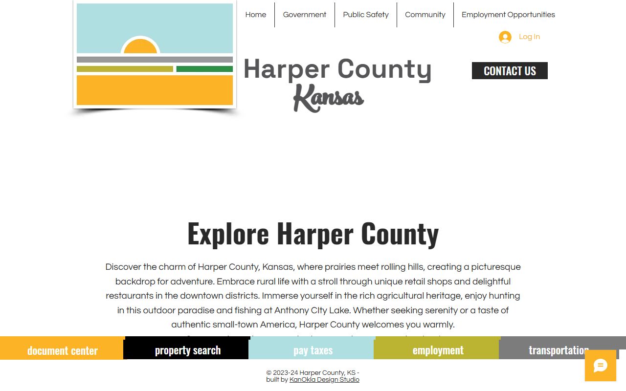 Harper County court records courthouse history page